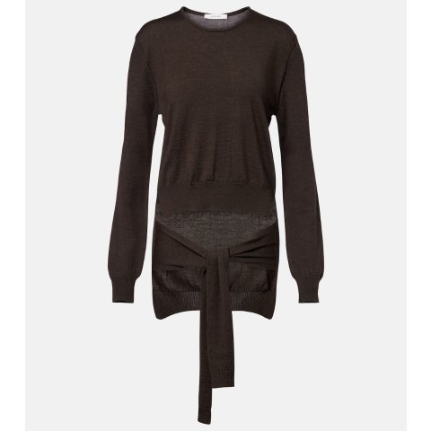 Trompe l oeil 羊毛混纺毛衣