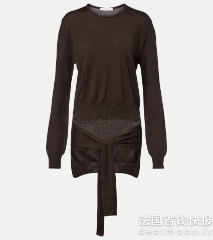 Trompe l oeil 羊毛混纺毛衣