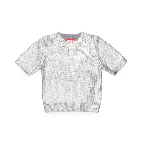 Diesel金属感针织童上衣