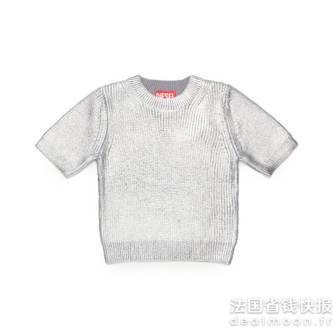 Diesel金属感针织童上衣