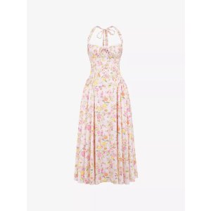 HOUSE OF CB Adabella 绑脖连衣裙 中长款