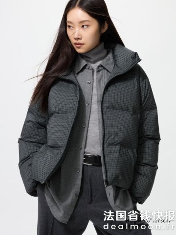 UniqloUNIQLO 女短款无缝羽绒夹克