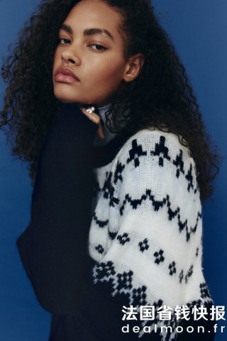 H&M提花针织套头衫