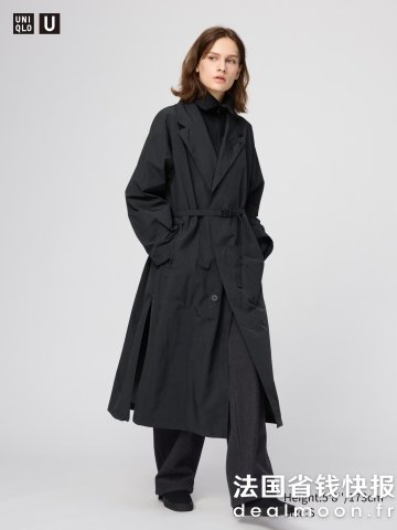 UniqloUNIQLO 女士长款单排扣大衣