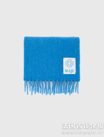 MajeAlpaca 围巾 混纺