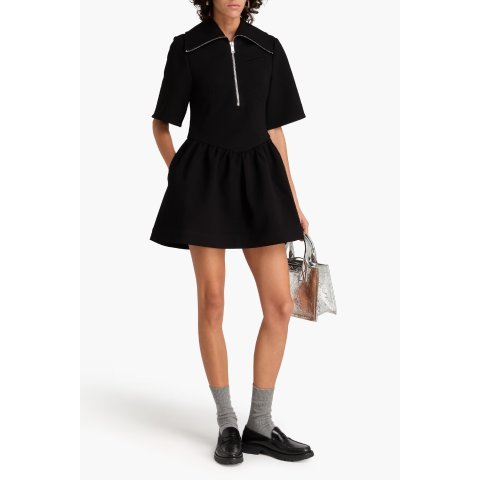 Gathered 褶皱迷你连衣裙