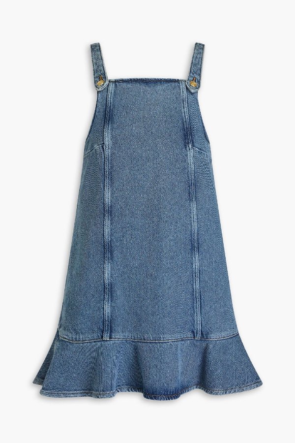 牛仔迷你连衣裙