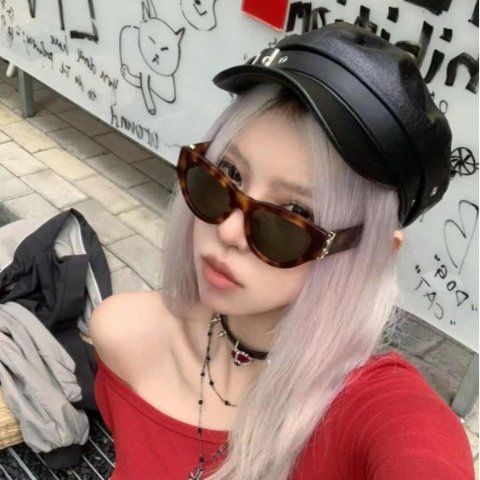 Saint Laurent博主同款Saint Laurent SL M94-003 女士墨镜 绿色