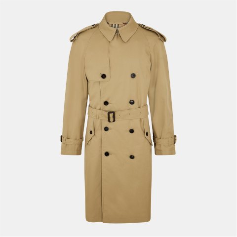 男士经典格纹风衣