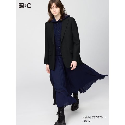 UNIQLO 女士羊毛呢修身夹克
