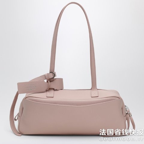 BalenciagaCarrie 小号保龄球包 粉色