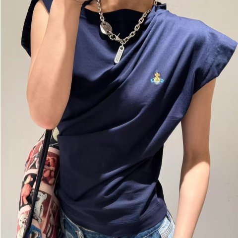 Vivienne Westwood红色款～Hebo Orb 棉质T恤