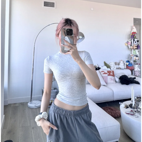 @橘利亚skims 棉质T恤 2件装