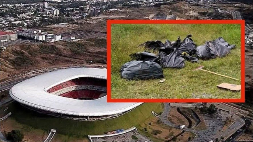 太可怕啦！2026世界杯场馆挖出456袋碎尸？😱墨西哥球场成巨型“乱葬岗”…