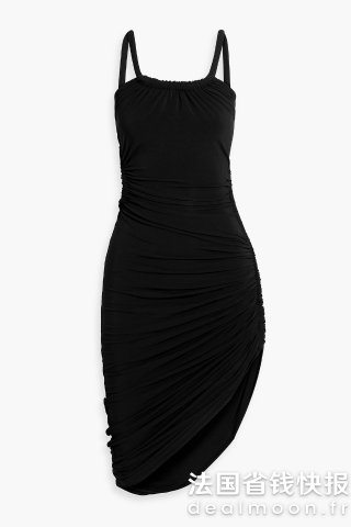 Balmain拼接露背连衣裙 弹力面料