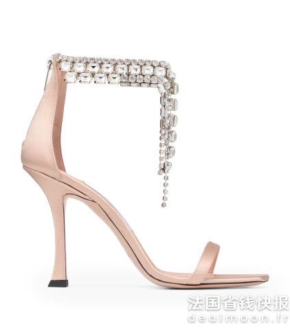 Jimmy ChooVerity 100缎面高跟凉鞋