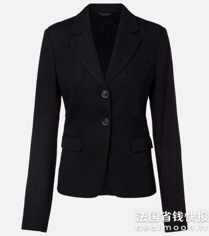 Acne Studios羊毛混纺单排扣西装