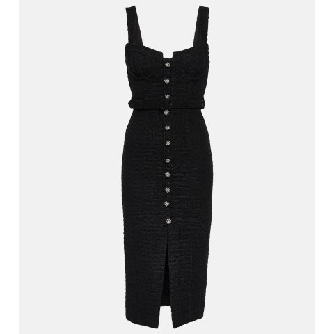 Self-PortraitBoucle 中长连衣裙