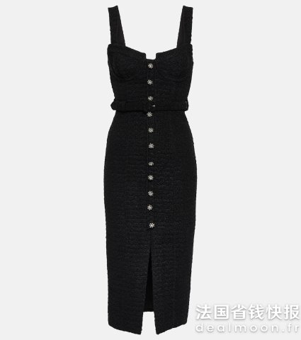 Self-PortraitBoucle 中长连衣裙