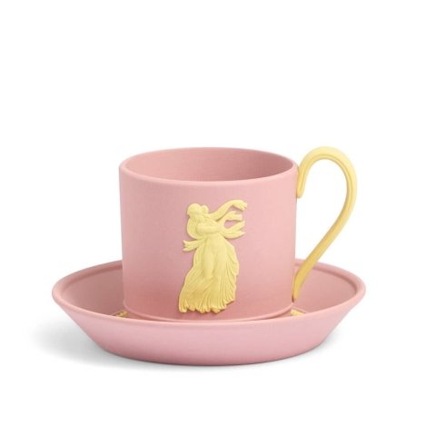 Bacchus 粉色茶杯碟套装