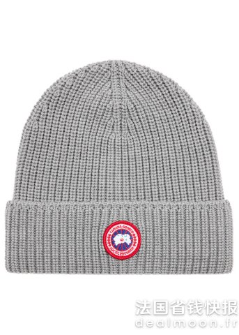 Canada GooseArctic Disc 羊毛罗纹针织帽