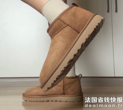 UGG成人款€169=变相7折！35码捡漏Classic Ultra Mini 短靴