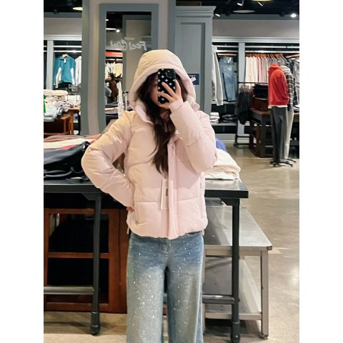 仿皮草内衬多功能面包服