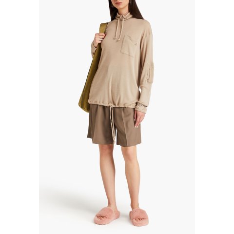 罗纹天丝高领上衣