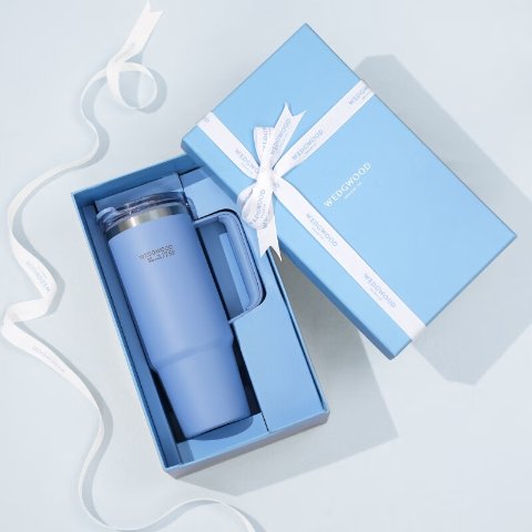 Jasper 蓝色吸管随行杯