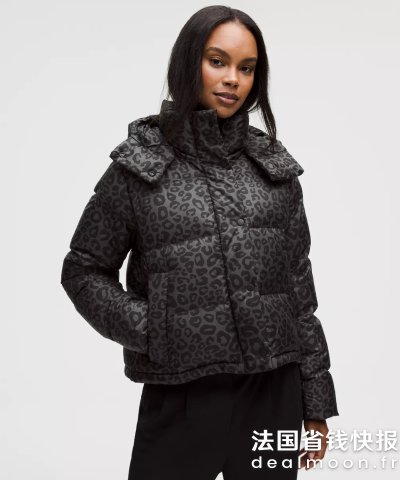 LululemonWunder Puff 羽绒短款夹克 印花
