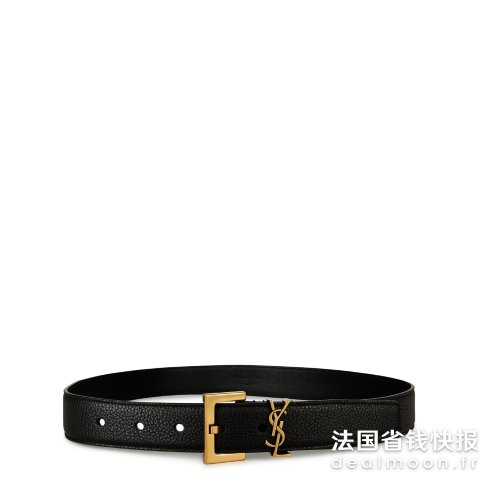 Saint Laurent5折不拔草说不过去！Milo 标志扣腰带