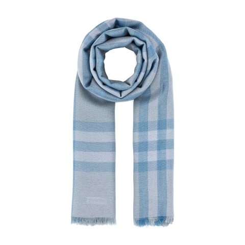 格纹围巾