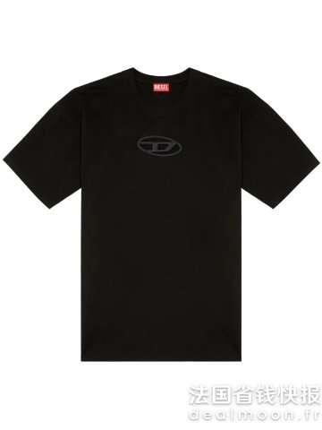 Diesel镂空棉T恤 白色