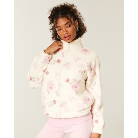 Gilly Hicks 羊羔绒拉链卫衣