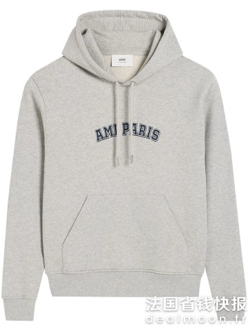 CurrentBody SkinAmi Paris Logo印花棉卫衣