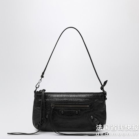 BalenciagaLe City 单肩包 黑色