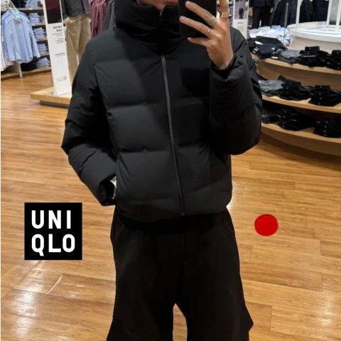 UNIQLO 羽绒无缝外套 连帽