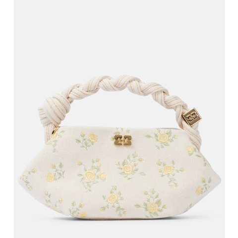 GanniBou Mini 花卉帆布托特包