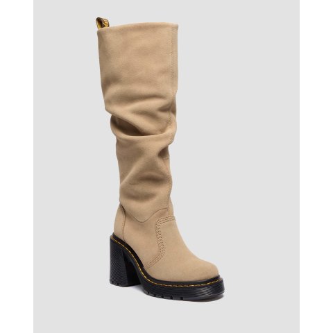 Kasey 麂皮高跟长靴