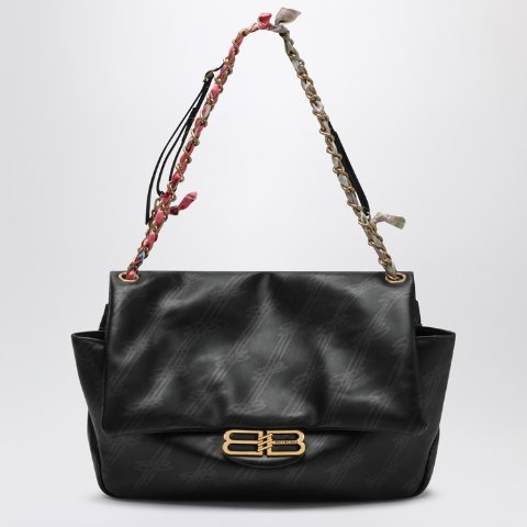 BalenciagaDarling 黑色链条包 中号