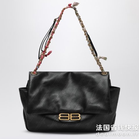 BalenciagaDarling 黑色链条包 中号