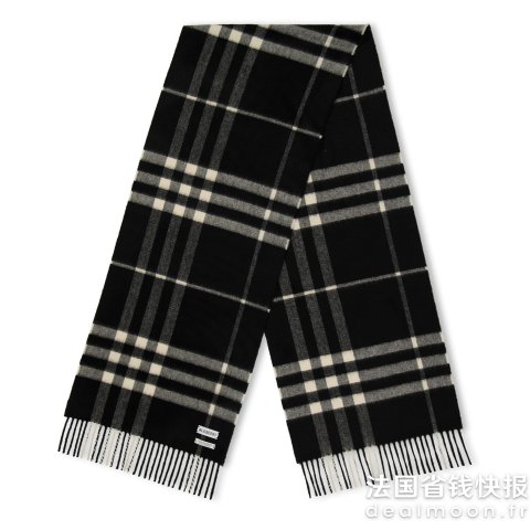 Burberry格纹羊绒围巾