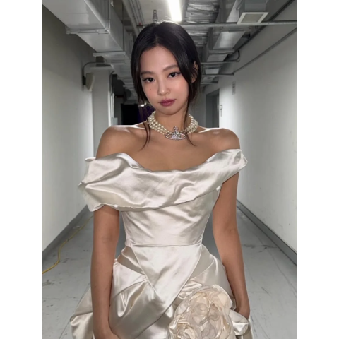 三层珍珠土星项链