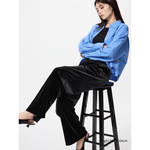 UNIQLO 女士天鹅绒长裤