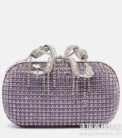 Self-Portrait水晶装饰手拿包