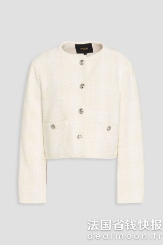 Maje粗花呢夹克