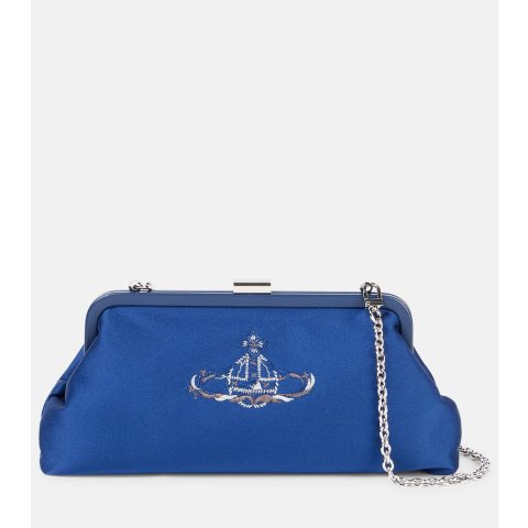 Vivienne WestwoodDorothy 缎面刺绣斜挎包