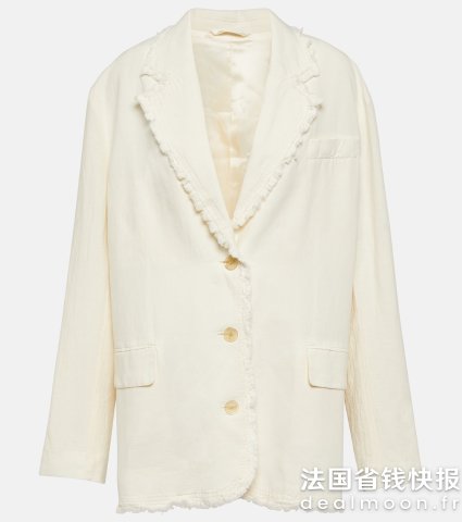Acne Studios棉麻西装外套