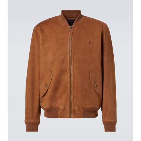 Logo 麂皮飞行夹克