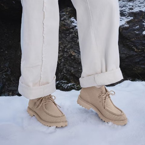 Francis 圆头厚底短靴